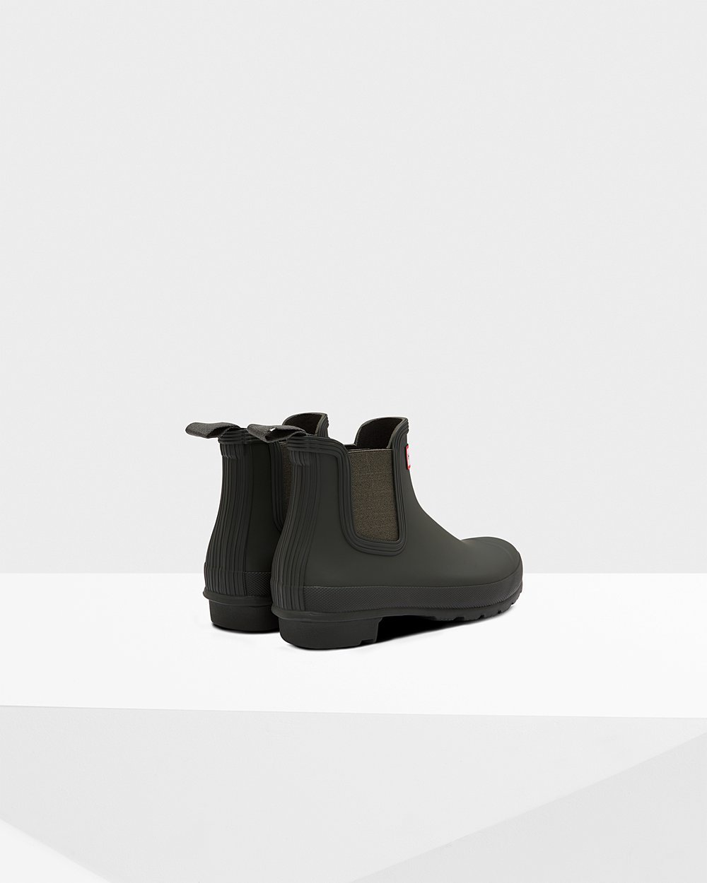 Womens Chelsea Boots - Hunter Original (68OLUXCTB) - Dark Olive